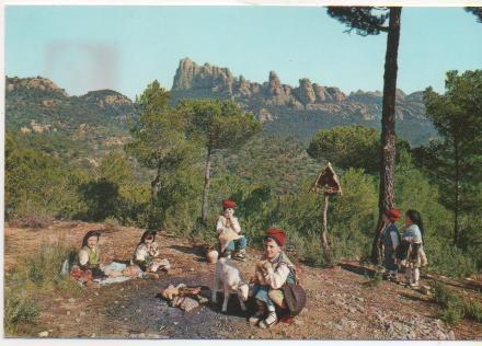 Postal E01603: Trajes típicos de Cataluña