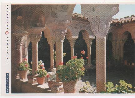 Postal E01613Claustro Monasterio de Sta María, Lluçà, Osona 
