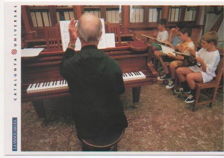 Postal E01614: Ensayo Escolanía, Montserrat