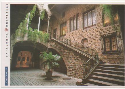 Postal E01617: Palau Berenguer d' Aguilar "Museo Picasso", Barcelona