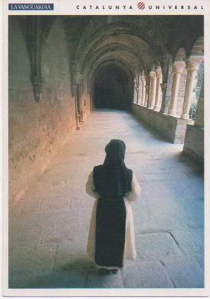Postal E01620: Claustro Monasterio cisterciense femenino Sta Maria de Vallbona