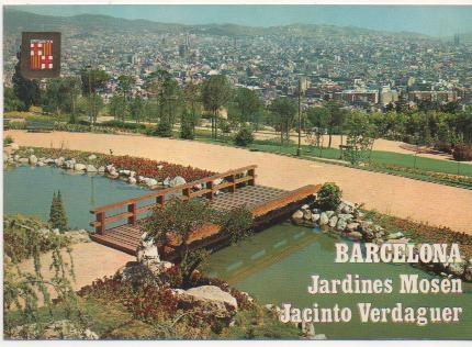 Postal E01571: Jardines Mosén Jacinto Verdaguer, Barcelona