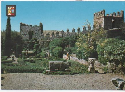 Postal E01749: Jardines y murallas dMarqués de Santo Domingo, Avila