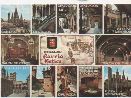 Postal E01592: Imágenes del Gótico de Barcelona