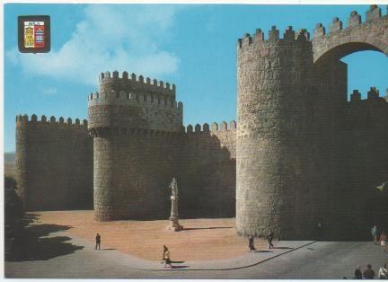 Postal E01750: Puerta de Alcázar, Avila