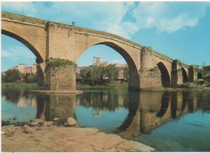 Postal E01752: Puente Romano sobre el Miño, Orense