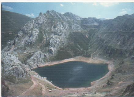 Postal E01924: Lago de la Cueva, Parque Natural de Somiedo,Principado de Asturias