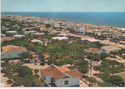 Postal E01932: Zona resindencial y de la playa, Punta Umbria, Huelva