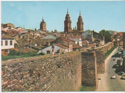 Postal E01933: Vista desde las mirallas, Lugo