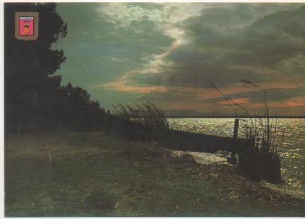 Postal E01880: Atardecer en -La Albufera, Valencia