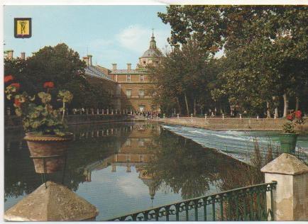 Postal E01882: Presa del Jardín de la Isla, Aranjuez