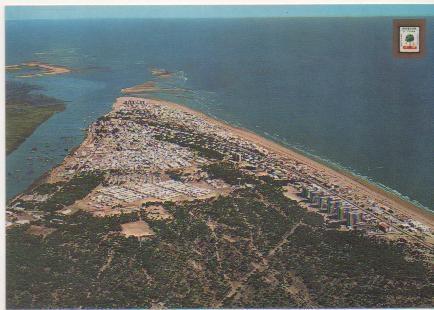 Postal E01888: Vista aérea Punta Umbria, Huelva