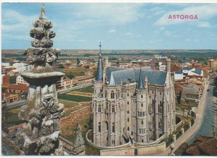 Postal E01937: Palacio Episcopal, Astorga