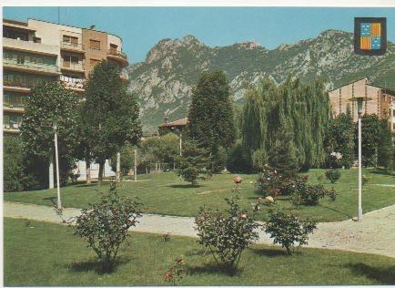 Postal E01979: Paseo de la Paz, Berga, Barcelona