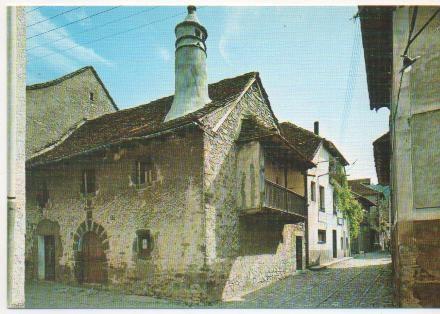 Postal E01986: Casa Juana, ,Anso Pirineo Aragones, Huesca
