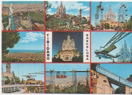 Postal E01969: Imágenes del Tibidabo, Barcelona