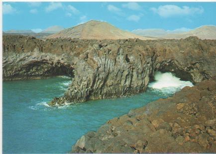 Postal E01942: Los Hervideros, Lanzarote