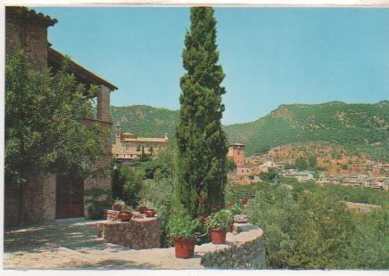 Postal E01946: La Cartuja desde El Olivaret, Mallorca-Valldemosa