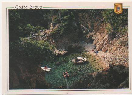 Postal E01957: Cala Salguer, Palamós, Costa Brava