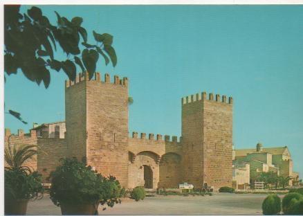 Postal E01958: Antiguas, Murallas, Alcudia, Mallorca