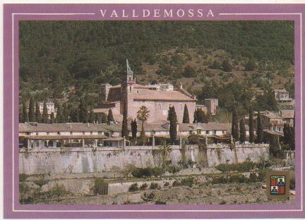 Postal E01962: Vista La Cartuja, Mallorca.Valldemossa