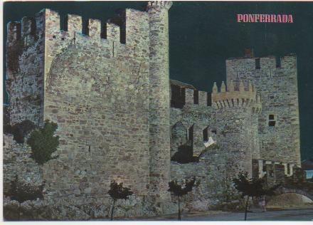 Postal E01965: Castillo de los Templarios, Ponferrada