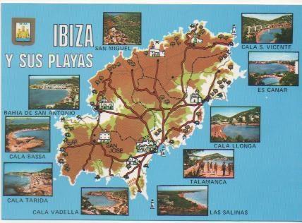 Postal E01809: Playas de Ibiza
