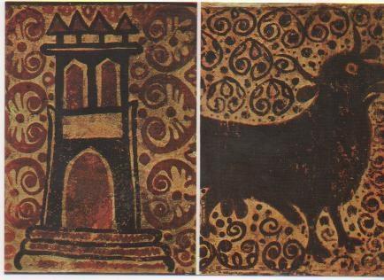 Postal E01761: "Socarrats", cerámica de Paterna, Museo Nacional de Cerámica González Martí, Valencia