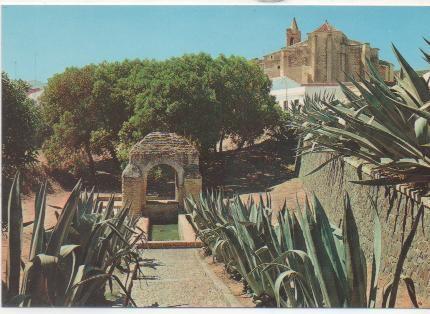 Postal E01763: La Fontanilla e Iglesi de San Jorge, Palos de la Frontera, Huelva