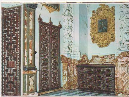 Postal E01847: Detalles Sacristia, La Cartuja, Granada