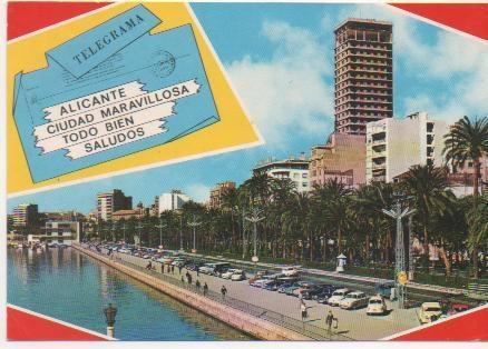 Postal E01854: Explanda de España, Alicante