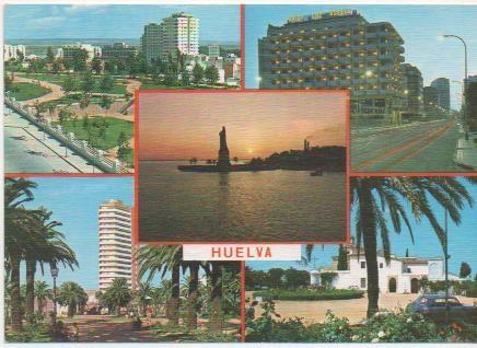 Postal E01844: imágenes de Huelva