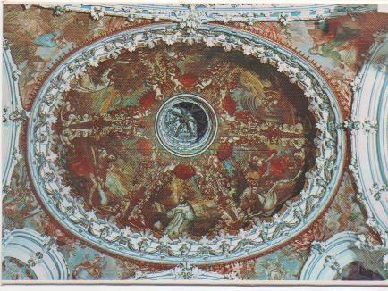 Postal E01820: Cupula de la Sacristia, La Cartuja, Granada