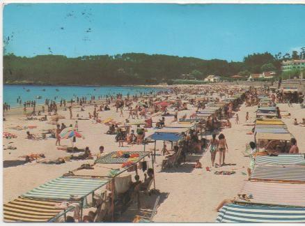 Postal E01834: Playa del Sigar, Sangenjo, Pontevedra
