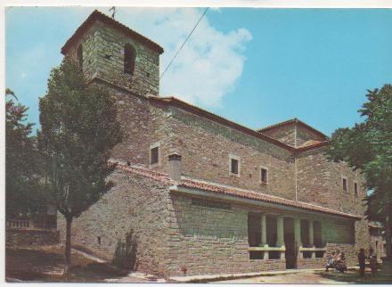 Postal E01499: iglesia Parroquial, Collado Mediano, Madrid