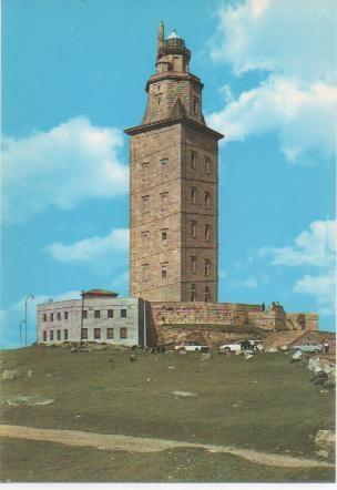 Postal E01166: Torre Hercules, La Coruña