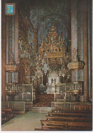 Postal E01176: Altar Mayor de la Catedral, Santiago de Compostela