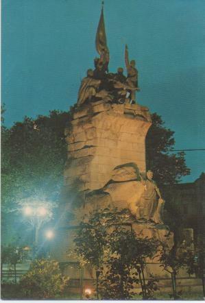 Postal E01181: Monumento a los Héroes Sampayo, Pontevedra
