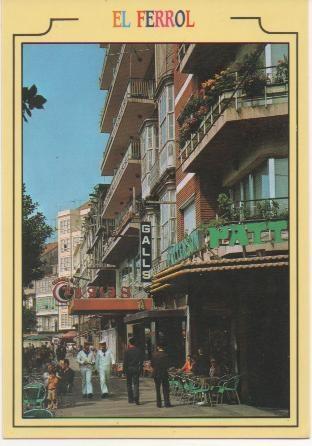 Postal E01183: Los Cantones, El Ferrol