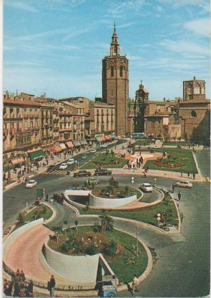Postal E01128: Plaza de Zaragoza, Valencia