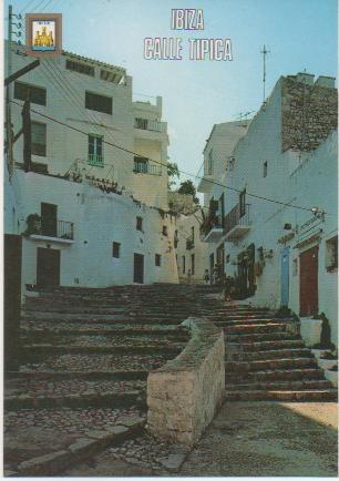Postal E01137: Calle Tipica, Ibiza