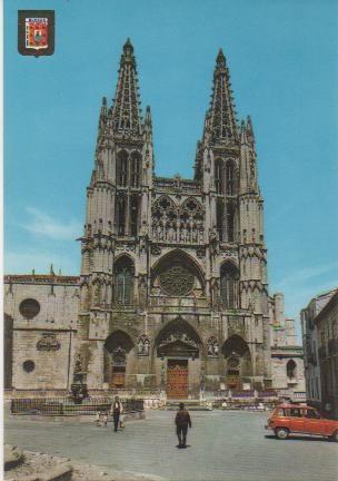 Postal E01147: Plaza Santa María,Catedral, Burgos