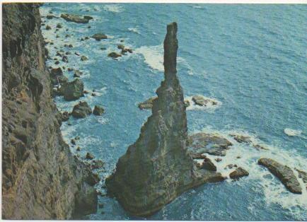 Postal E01243: Dedo de dios, Agaete, Gran Canaria