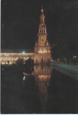 Postal E01220: Plaza España, Sevilla