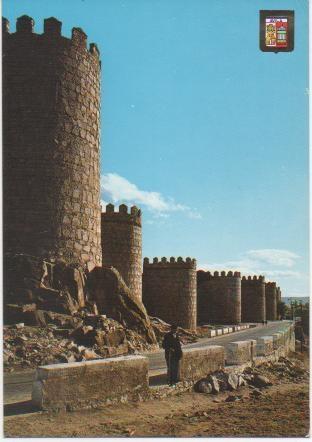 Postal E01041: Carretera y Murallas de Avila