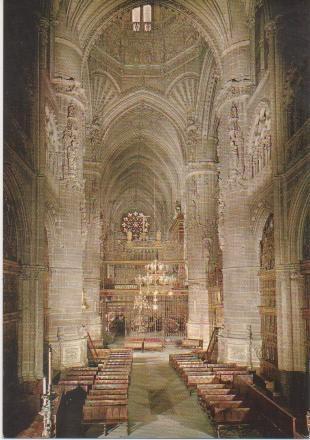 Postal E01057: Vista Nocturna Catedral deAvila