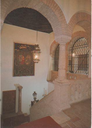 Postal E01060: Escalera Principal, Palacio de Viana, Córdoba