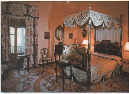 Postal E01002: Comedor de los madrliños.Palacio de Viana, Córdoba