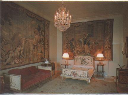 Postal E01006: Dormitorio francés, Placio de Viana, Córdoba