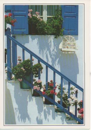Postal E01025: Imagen tipica de Grecia